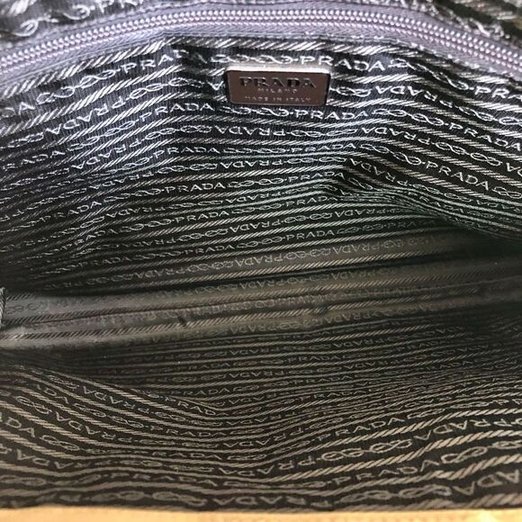Vintage Prada Tessuto Large Tan Tote Shoulder Bag - Picture 5 of 16